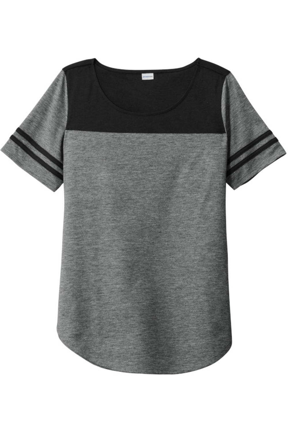 AS PosiCharge Tri-Blend Wicking Fan Tee