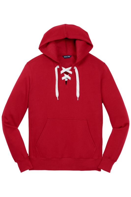 AS Lace Up Pullover Hooded Sweatshirt