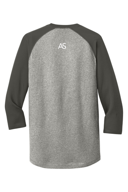 New Era Heritage Blend 3/4-Sleeve Baseball Raglan Tee