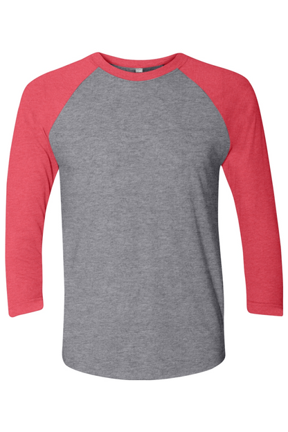 AS Tri-Blend Three-Quarter Sleeve Raglan Tee