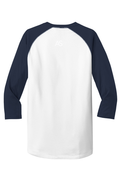 New Era Heritage Blend 3/4-Sleeve Baseball Raglan Tee